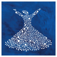 Whirling Arabesque Blue